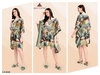 Kaftan Silk Poncho Vol 5 By Jisha Poly Feather Silk Kurtis Wholesalers In Surat